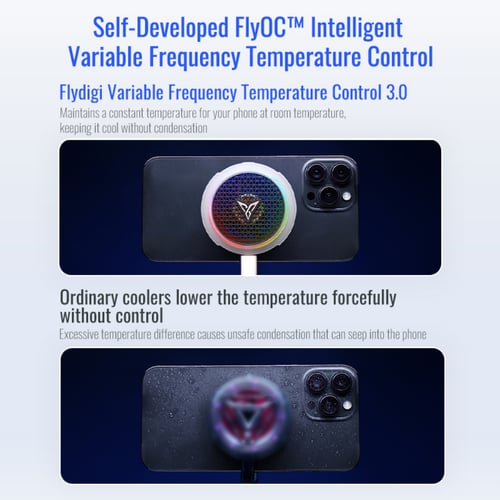 مروحة فلاي ديجي B8X و شاحن 45 واط (Flydigi B8x & 4...