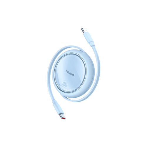 سلك بيسوس 100W قابل للسحب نوع تايب سي للشحن السريع...