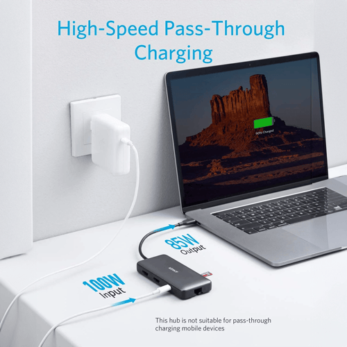 محول متعدد المنافذ 8 في 1 من انكر