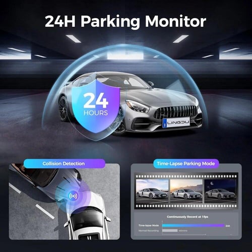 داش كام LINGDU LD06 , أمامية 5K خلفية 4K+2K