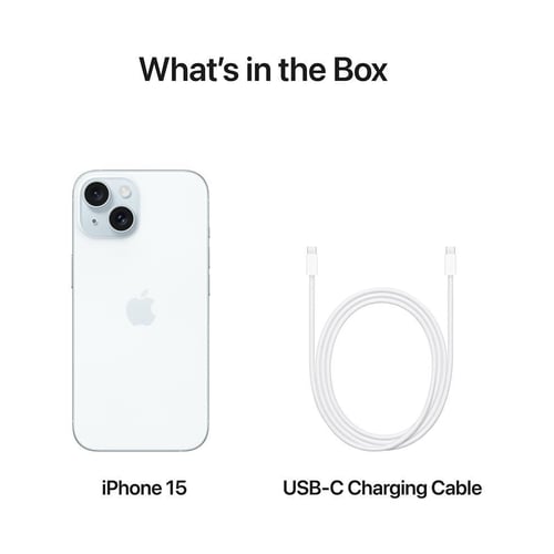 ابل ايفون 15 128 GB ازرق