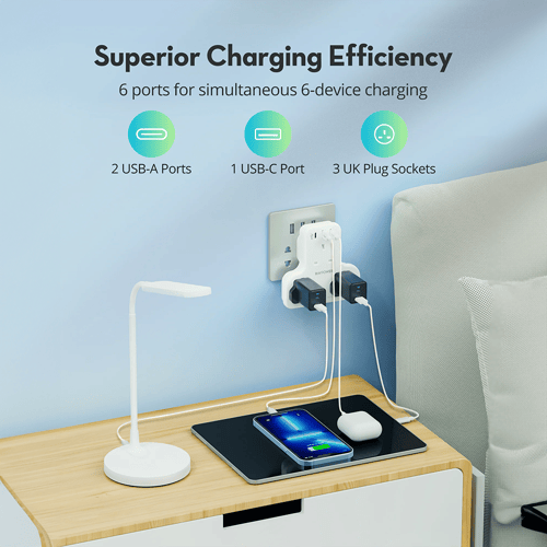 شاحن جداري راف باور بايونير 3 بقوة 20 واط