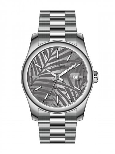 ساعة ماربلينو رجالية ستانلس ستيل باللون الفضي ، مي...