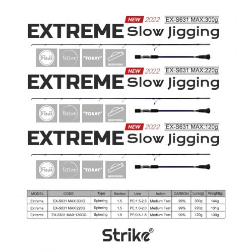 قصبة Extreme Slow Jigging