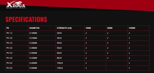 Xzoga Braid Line حرير