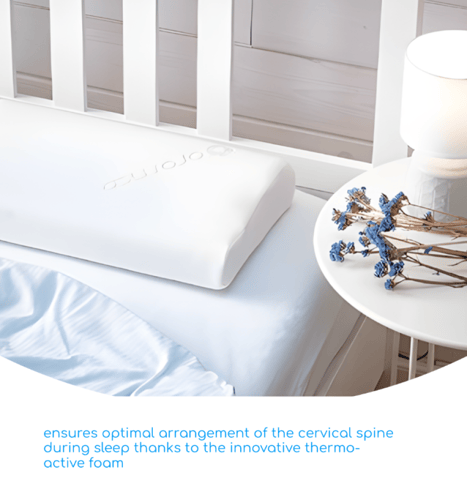 مخدة ميموري فوم مع جل اورو ميد -Oromed Orthopedic...