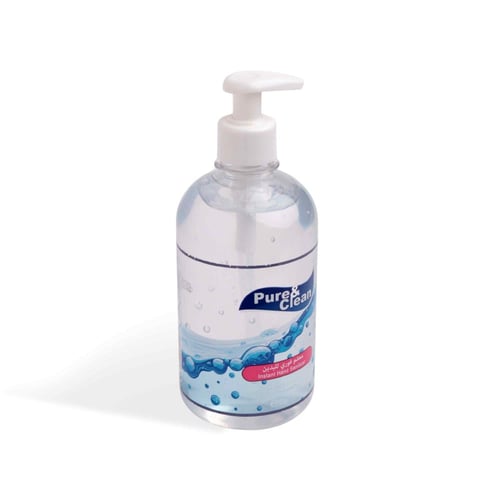 معقم جل يدين بيوركلين 500 مل 70٪ كحول ايثانول