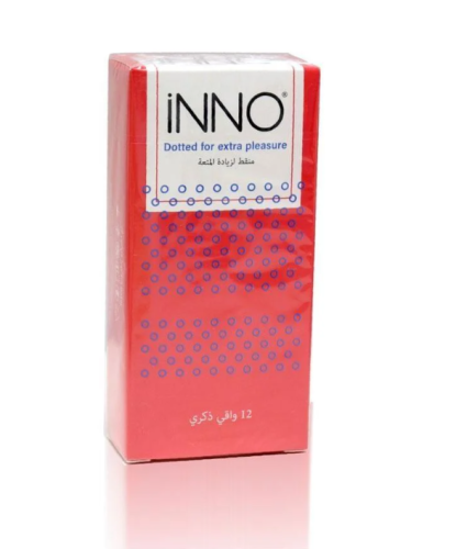 اينو واقي ذكري منقط 12 قطعة | INNO Dotted CONDOM 1...