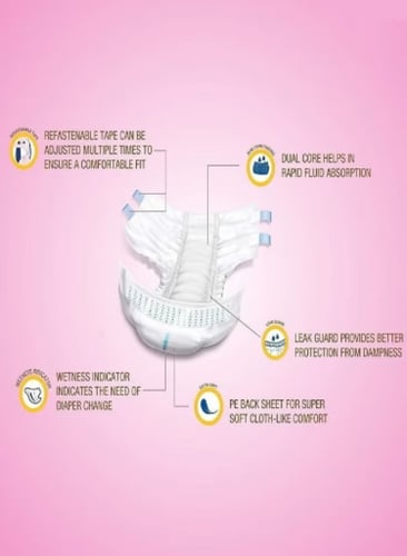 حفاضات جيجلز لاصق عبوة 30 قطعة