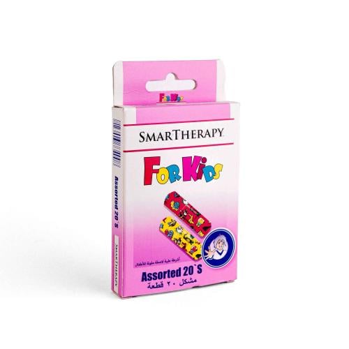لصقات طبية ملونة للأطفال-Assorted 20's Pharmaplast