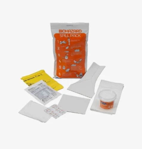 طقم كيس للنفايات الخطرة Biohazard spill pack