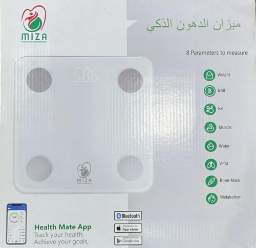 ميزان ديجتال وظائف الجسم دهون (ميزا)