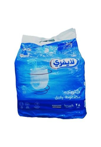 حفاضات لايفري كلوت XL عبوة 28