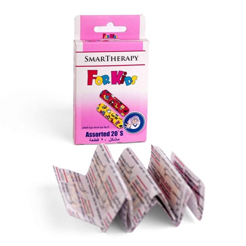 لصقات طبية ملونة للأطفال-Assorted 20's Pharmaplast
