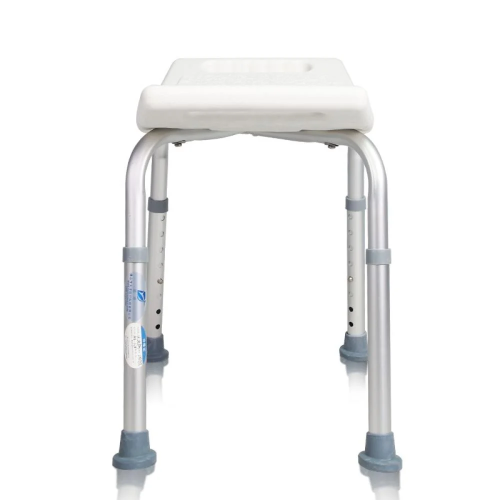 كرسي ترويش بدون ظهر الومنيوم - shower chair 797