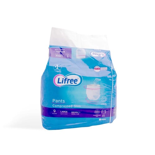 حفاضات لايفري كلوت L عبوة 9