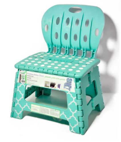 كرسي بلاستيك للأطفال قابل للطي