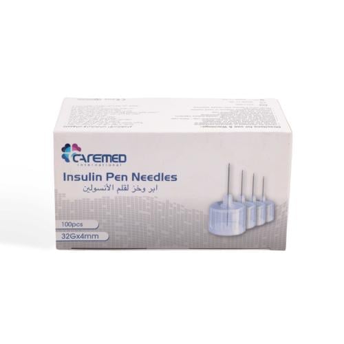 ابر وخز لقلم الانسولين كيرميد Caremed 32G*4mm
