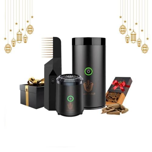 3 مباخر متنوعة + ونوعين عود + وهدية