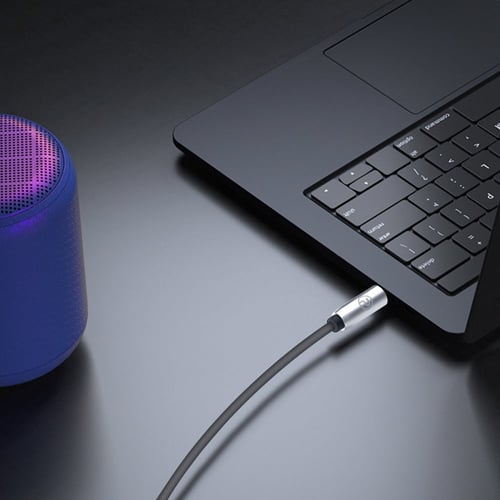 كيبل AUX ماركة بايسل 120 سم أسود