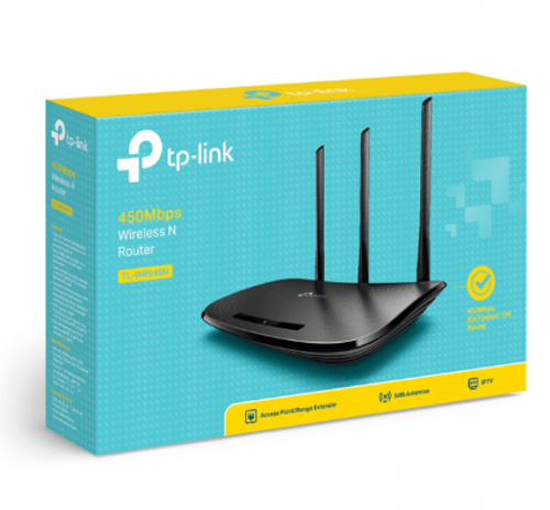 مقوي شبكة N بسرعة 450 ميجابت في الثانية طرازTL-WR9...