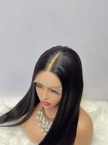 باروكه بوب شعر طبيعي جذور امامي5*5 ذيل كثيف ومتساو...