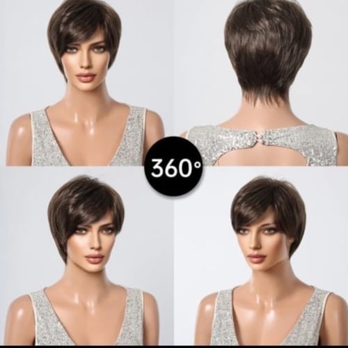 باروكة شعر طبيعي بوي