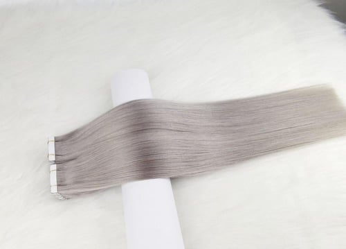 اكستنشن شعر طبيعي استكر لاصق طول 18 انش 20 خصله