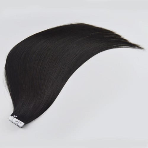 اكستنشن شعر طبيعي استكر لاصق طول 24انش 20 خصله