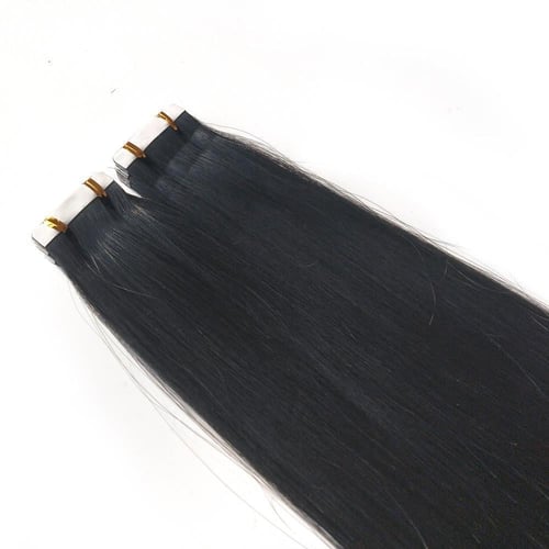 اكستنشن شعر طبيعي استكر لاصق طول 24انش 20 خصله