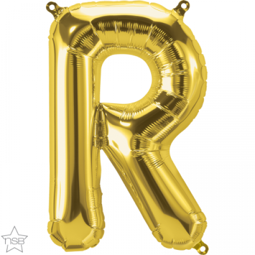 FOIL SMALL LETTER GOLD (عدد 5 قطع) R