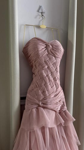 فستان سهره بينك