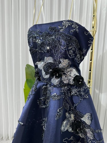 فستان ازرق حفلات