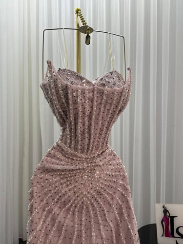 فستان متوفر لونين فخم زواج