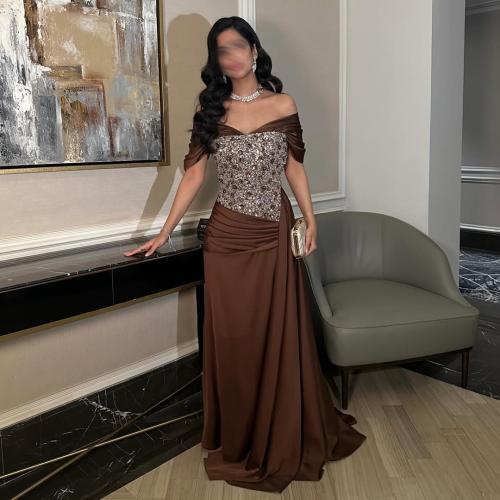 فستان موكا سهره