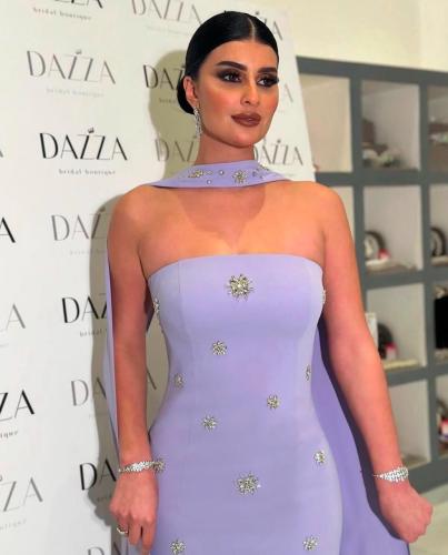 فستان موف شيفون