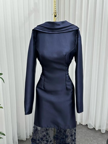 فستان كحلي سهره