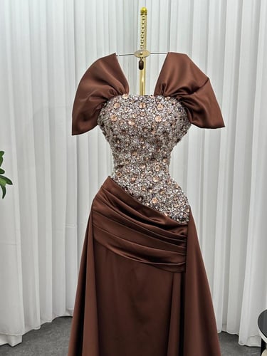 فستان موكا سهره