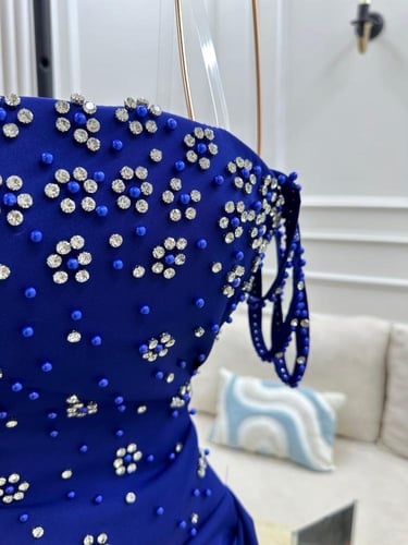 فستان نيلي زواج