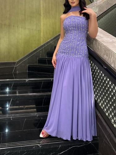 فستان موف شيفون