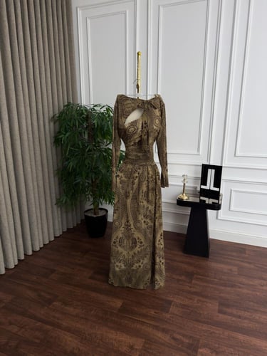 فستان العيد انيق ساتر