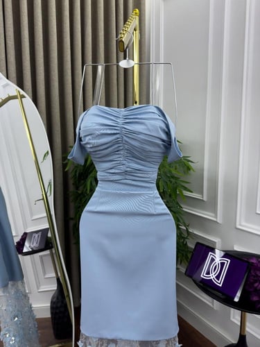 فستان ماسك سماوي