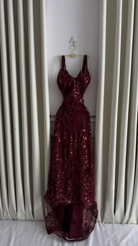 فستان برغندي سهره