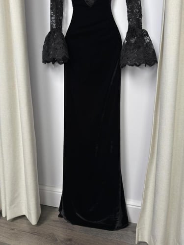 فستان مخمل 8455