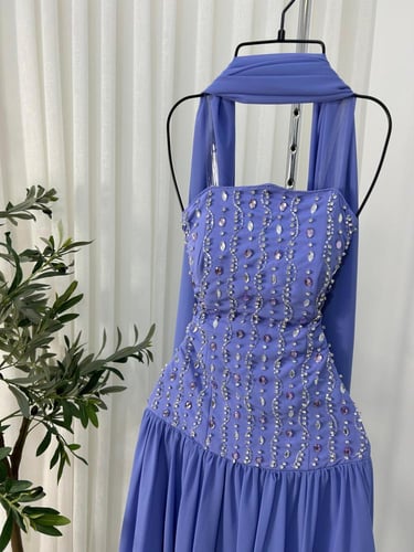 فستان موف شيفون