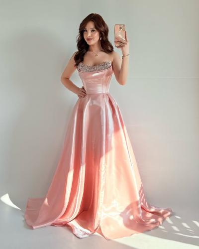 فستان زواجات بينك