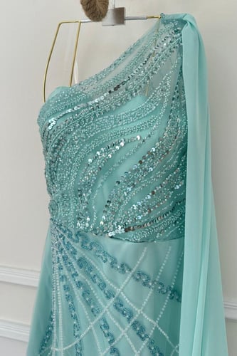 فستان سهره تيفاني مطرز