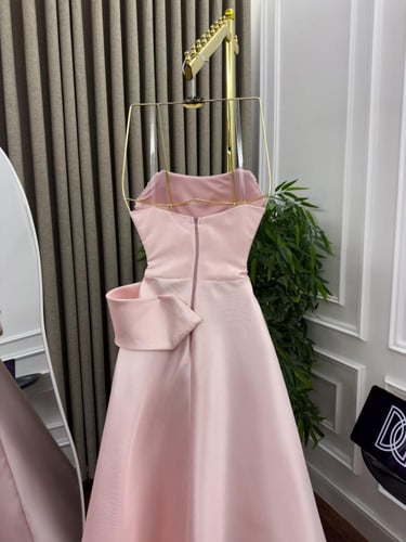 فستان سهره بينك منفوش