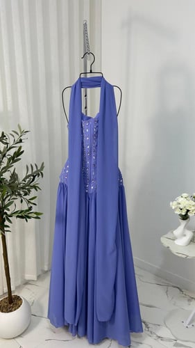 فستان موف شيفون