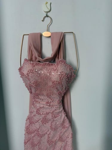 فستان ماسك سهره بينك